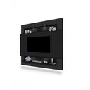 Ver imagem 3 de Painel para Tv 75" com Nicho e Prateleira 217 Preto Luapa
