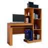 Mesa para Computador com Armário 1 Porta 1 Gaveta Office Valdemóveis Cinamomo/off White - 9