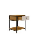 Ver imagem 4 de Mesa de Cabeceira 1 Gaveta 61cm x 48cm Sevilha Marrom