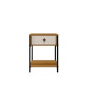Ver imagem 7 de Mesa de Cabeceira 1 Gaveta 61cm x 48cm Sevilha Marrom