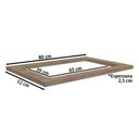 Ver imagem 3 de Módulo Cozinha Kappesberg Lótus Tampo E608 80cm P- Cooktop Nogueira