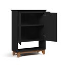 Ver imagem 4 de Sapateira para Hall 2 Portas e Prateleiras Flow - Preto