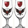 Conjunto 2 Taças Flamengo Urubu 380ml Globimport - 1