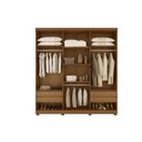 Ver imagem 2 de Guarda Roupa Casal 6 Portas 4 Gavetas Tulum com Pés