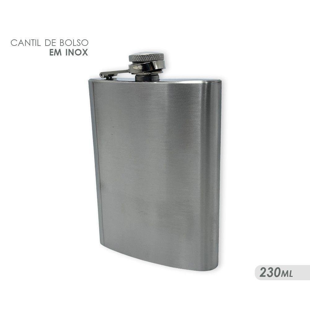 Cantil de Bolso Inox 230ml - 4