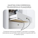 Ver mais imagens de Guarda Roupa Solteiro em MDF 2 Portas 3 Gavetas Ávila Branco