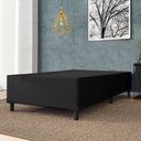 Ver mais imagens de Cama Box Solteiro 0,88m Com 38cm De Altura Prince Preto