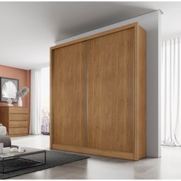 Guarda Roupa Solteiro MDF 2 Portas 3 Gavetas Ávila  - 1