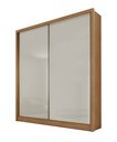 Ver imagem 3 de Guarda Roupa Solteiro MDF 2 Portas 3 Gavetas Ávila Marrom/Cumaru Fendi