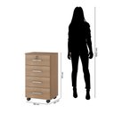 Ver imagem 3 de Gaveteiro para Escritório 4 Gavetas com Rodízios e Chave Gávea Móveis Leão