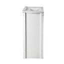 Ver imagem 3 de Gabinete Armário Banheiro Ditália C/pia Bn-05 Branco