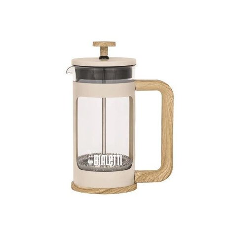 Cafeteira Prensa Francesa Woody Bege 1l Bialetti