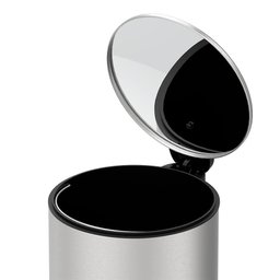 Lixeira para Banheiro e Cozinha Inox com Pedal Spin 20 Litros - Brinox - 2