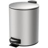 Lixeira para Banheiro e Cozinha Inox com Pedal Spin 20 Litros - Brinox - 1