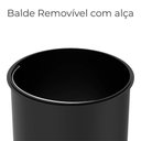 Ver imagem 4 de Lixeira para Banheiro e Cozinha Inox com Pedal Spin 20 Litros - Brinox