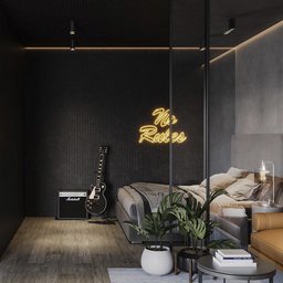 Painel Ripado Laminado de Eva Autocolante Rpdol 10cm Linha Urban Black 10 Metros Rpdol 07 - 4