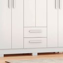 Ver imagem 3 de Guarda-roupa Nt 6015 Branco com Rosa - Notavel
