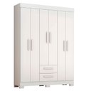 Ver imagem 1 de Guarda-roupa Nt 6015 Branco com Rosa - Notavel