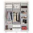 Ver imagem 5 de Guarda-roupa Nt 6015 Branco com Rosa - Notavel