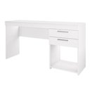 Ver imagem 1 de Mesa Home Office 51015 Para Quarto E Escritório 2 Gavetas Notável Branco