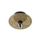 Ver imagem 1 de Plafon Arandela Taschibra Core Efeito Luz E27 Bivolt Ouro