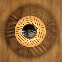 Ver imagem 2 de Plafon Arandela Taschibra Core Efeito Luz E27 Bivolt Ouro