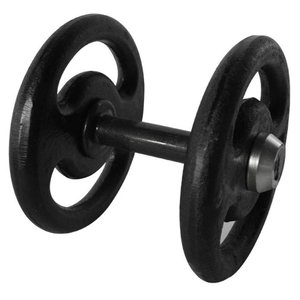 Dumbbell Pintado Pegada Emborrachada Academia Fitness 10kg