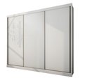 Ver imagem 2 de Guarda Roupa Casal em MDF 3 Portas 6 Gavetas Montreal Branco