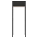 Ver imagem 6 de Porta-geladeira 83 Cm 1 Porta Basculante Preto/rustic/preto Glamy Madesa