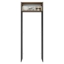 Ver imagem 4 de Porta-geladeira 83 Cm 1 Porta Basculante Preto/rustic/preto Glamy Madesa