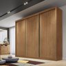 Guarda Roupa Casal MDF 3 Portas 6 Gavetas Montreal  - 1