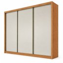 Ver imagem 3 de Guarda Roupa Casal MDF 3 Portas 6 Gavetas Montreal Marrom/Cumaru Fendi