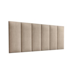 Cabeceira Painel Estofada Cama Queen 1,60 Julia Bege
