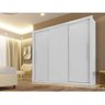 Guarda Roupa Roupeiro Panama 3 Portas sem Espelho Branco Sallêto - 2