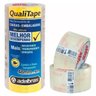Kit 4 Un Fita Qualitape Transparente Adelbras 48mmx40m - 2