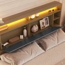 Ver imagem 7 de Cama de Casal com 6 Gavetas e Cabeceira LED Genebra