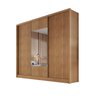 Guarda Roupa Casal em MDF com Espelho 3 Portas 6 Gavetas Montreal  - 3