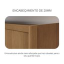 Ver imagem 6 de Guarda Roupa Casal em MDF com Espelho 3 Portas 6 Gavetas Montreal Marrom/Cumaru Fendi