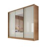 Guarda Roupa Casal em MDF com Espelho 3 Portas 6 Gavetas Montreal  - 3
