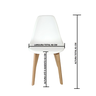 Cadeira Charles Eames Solid Wood 131pp Branco - 5
