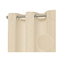 Ver imagem 3 de Cortina Rústica 300x250 Bege Ilhós Cromado Charme Admirare