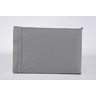 Kit Roupa de Cama 400 Fios Solteiro 2 Peças Toque de Cetim Cor:cinza - 4