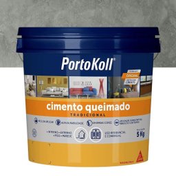 Cimento Queimado 5 Kg Acrílico Porto Koll Fendi - 1