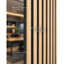 Ver imagem 6 de Painel Ripado Acústico 2,85m Marrom/Maple Graddus