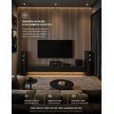 Ver imagem 3 de Painel Ripado Acústico 2,85m Marrom/Maple Graddus