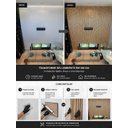 Ver imagem 5 de Painel Ripado Acústico 2,85m Marrom/Maple Graddus