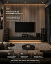 Ver imagem 3 de Painel Ripado Acústico Barra 2,85m Maple Graddus