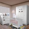 Quarto Infantil Completo Lília Com Guarda Roupa 4 Portas - 1