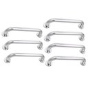 Ver imagem 1 de Alça de Apoio Barra Inox 30cm Kit 7 Unidades Idoso Banheiro Acessibilidade Box Quarto Corrimao