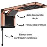 CHUVEIRO ACQUA DUO PRETO E ROSE GOLD 220V/7800W LORENZETTI Cor:Rose:Rose - 3